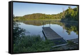 USA, Minnesota, Itasca State Park, Ozawindib Boat Lunch-Peter Hawkins-Framed Stretched Canvas