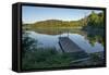 USA, Minnesota, Itasca State Park, Ozawindib Boat Lunch-Peter Hawkins-Framed Stretched Canvas