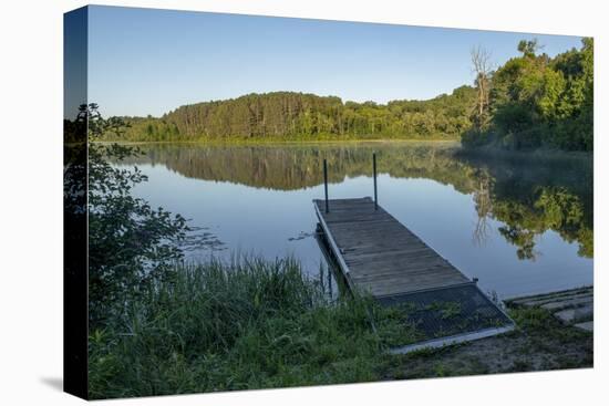 USA, Minnesota, Itasca State Park, Ozawindib Boat Lunch-Peter Hawkins-Stretched Canvas