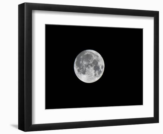 USA, Minnesota, Mendota Heights, Super Moon-Bernard Friel-Framed Photographic Print