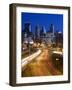 USA, Minnesota, Minneapolis, City Skyline from Interstate Highway I-35W-Walter Bibikow-Framed Photographic Print