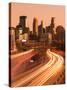 USA, Minnesota, Minneapolis, City Skyline from Interstate Highway I-35W-Walter Bibikow-Stretched Canvas