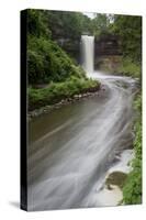 USA, Minnesota, Minneapolis, Minnehaha Regional Park, Minnehaha Falls-Peter Hawkins-Stretched Canvas