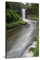 USA, Minnesota, Minneapolis, Minnehaha Regional Park, Minnehaha Falls-Peter Hawkins-Stretched Canvas