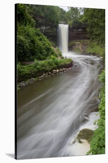 USA, Minnesota, Minneapolis, Minnehaha Regional Park, Minnehaha Falls-Peter Hawkins-Stretched Canvas