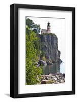 USA, Minnesota, North Shore, Lake Superior, Split Rock Lighthouse Station.-Bernard Friel-Framed Photographic Print