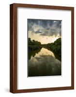 USA, Mississippi. Mississippi River Basin, Sunflower River seen from Woodburn-Kinlock Road bridge-Alison Jones-Framed Photographic Print