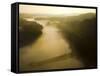 USA, Missouri, Ozarks Near Branson, Lake Taneycomo Below Table Rock Dam-Alan Copson-Framed Stretched Canvas