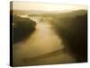 USA, Missouri, Ozarks Near Branson, Lake Taneycomo Below Table Rock Dam-Alan Copson-Stretched Canvas