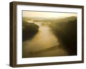 USA, Missouri, Ozarks Near Branson, Lake Taneycomo Below Table Rock Dam-Alan Copson-Framed Photographic Print