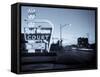 USA, Missouri, Route 66, Springfield, Rest Haven Court Motel-Alan Copson-Framed Stretched Canvas