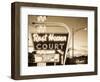 USA, Missouri, Route 66, Springfield, Rest Haven Court Motel-Alan Copson-Framed Photographic Print