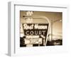 USA, Missouri, Route 66, Springfield, Rest Haven Court Motel-Alan Copson-Framed Photographic Print