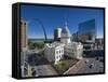 USA, Missouri, St. Louis, Old Courthouse-Alan Copson-Framed Stretched Canvas