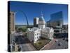 USA, Missouri, St. Louis, Old Courthouse-Alan Copson-Stretched Canvas