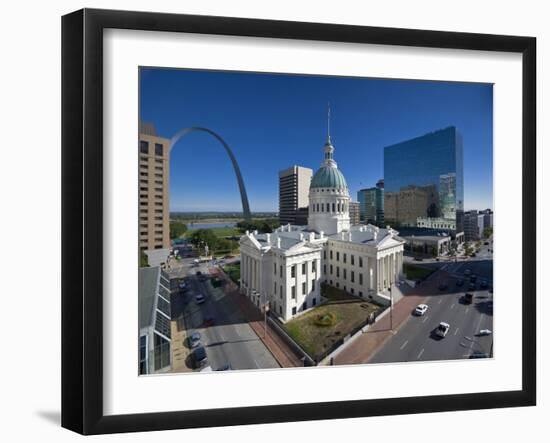 USA, Missouri, St. Louis, Old Courthouse-Alan Copson-Framed Premium Photographic Print