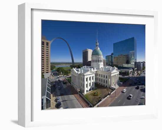 USA, Missouri, St. Louis, Old Courthouse-Alan Copson-Framed Photographic Print