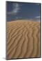 USA, Mojave Trails National Monument, California. Windblown sand dune and clouds.-Judith Zimmerman-Mounted Photographic Print
