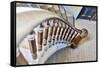 USA, Montana, Bannack State Park, Staircase-Hollice Looney-Framed Stretched Canvas