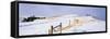 USA, Montana, farm, winter-Panoramic Images-Framed Stretched Canvas