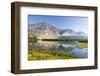 USA, Montana, Glacier Mountains Reflected on Lake Sherbourne-Trish Drury-Framed Photographic Print