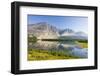 USA, Montana, Glacier Mountains Reflected on Lake Sherbourne-Trish Drury-Framed Photographic Print