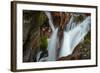 USA, Montana, Glacier National Park. Avalanche Creek Falls-Rona Schwarz-Framed Photographic Print