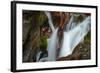 USA, Montana, Glacier National Park. Avalanche Creek Falls-Rona Schwarz-Framed Photographic Print