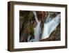 USA, Montana, Glacier National Park. Avalanche Creek Falls-Rona Schwarz-Framed Photographic Print