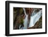 USA, Montana, Glacier National Park. Avalanche Creek Falls-Rona Schwarz-Framed Photographic Print