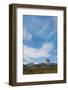 USA, Montana, Glacier National Park. Cirrus clouds above Chief Mountain.-Jaynes Gallery-Framed Photographic Print