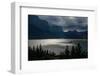 USA, Montana, Glacier National Park. Fall storm above St. Mary Lake.-Jaynes Gallery-Framed Photographic Print