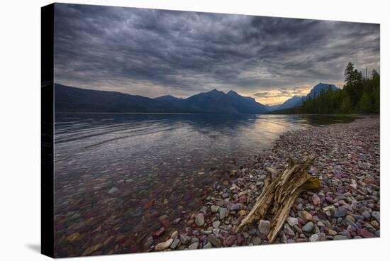 USA, Montana, Glacier National Park, Lake Macdonald-Rona Schwarz-Stretched Canvas