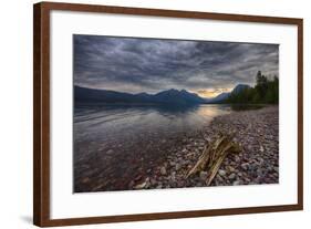 USA, Montana, Glacier National Park, Lake Macdonald-Rona Schwarz-Framed Photographic Print