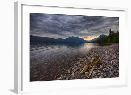 USA, Montana, Glacier National Park, Lake Macdonald-Rona Schwarz-Framed Photographic Print