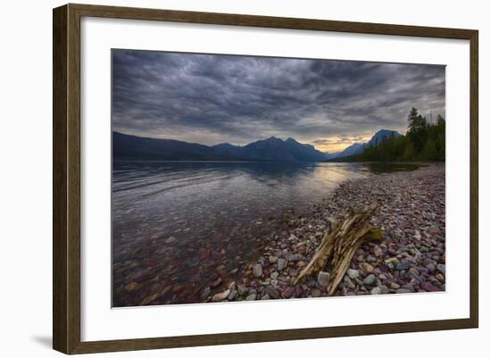 USA, Montana, Glacier National Park, Lake Macdonald-Rona Schwarz-Framed Photographic Print