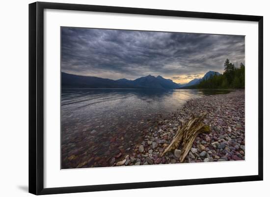 USA, Montana, Glacier National Park, Lake Macdonald-Rona Schwarz-Framed Photographic Print