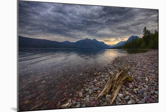 USA, Montana, Glacier National Park, Lake Macdonald-Rona Schwarz-Mounted Photographic Print