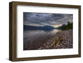 USA, Montana, Glacier National Park, Lake Macdonald-Rona Schwarz-Framed Photographic Print