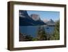 USA, Montana, Glacier National Park. Landscape with St. Mary Lake and mountains.-Jaynes Gallery-Framed Photographic Print