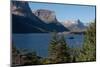 USA, Montana, Glacier National Park. Landscape with St. Mary Lake and mountains.-Jaynes Gallery-Mounted Photographic Print