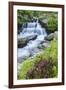 USA, Montana, Glacier National Park. Lunch Creek cascade.-Jaynes Gallery-Framed Photographic Print