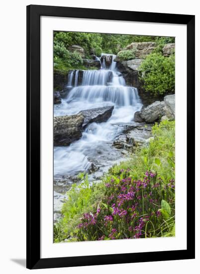 USA, Montana, Glacier National Park. Lunch Creek cascade.-Jaynes Gallery-Framed Photographic Print