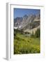 USA, Montana, Glacier National Park. Meadow above Iceberg Lake.-Don Grall-Framed Photographic Print