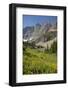 USA, Montana, Glacier National Park. Meadow above Iceberg Lake.-Don Grall-Framed Photographic Print