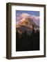 USA, Montana, Glacier National Park. Reynolds Mountain at sunrise.-Jaynes Gallery-Framed Photographic Print