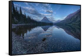 USA, Montana, Glacier National Park, Two Medicine Lake-Rona Schwarz-Framed Stretched Canvas