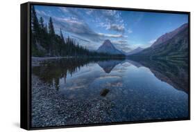 USA, Montana, Glacier National Park, Two Medicine Lake-Rona Schwarz-Framed Stretched Canvas