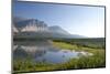 USA, Montana, Glacier NP. Cracker Lake Trail over Lake Sherburne.-Trish Drury-Mounted Photographic Print