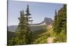 USA, Montana, Glacier NP. Mountain Landscape on Ptarmigan Lake Trail.-Trish Drury-Stretched Canvas